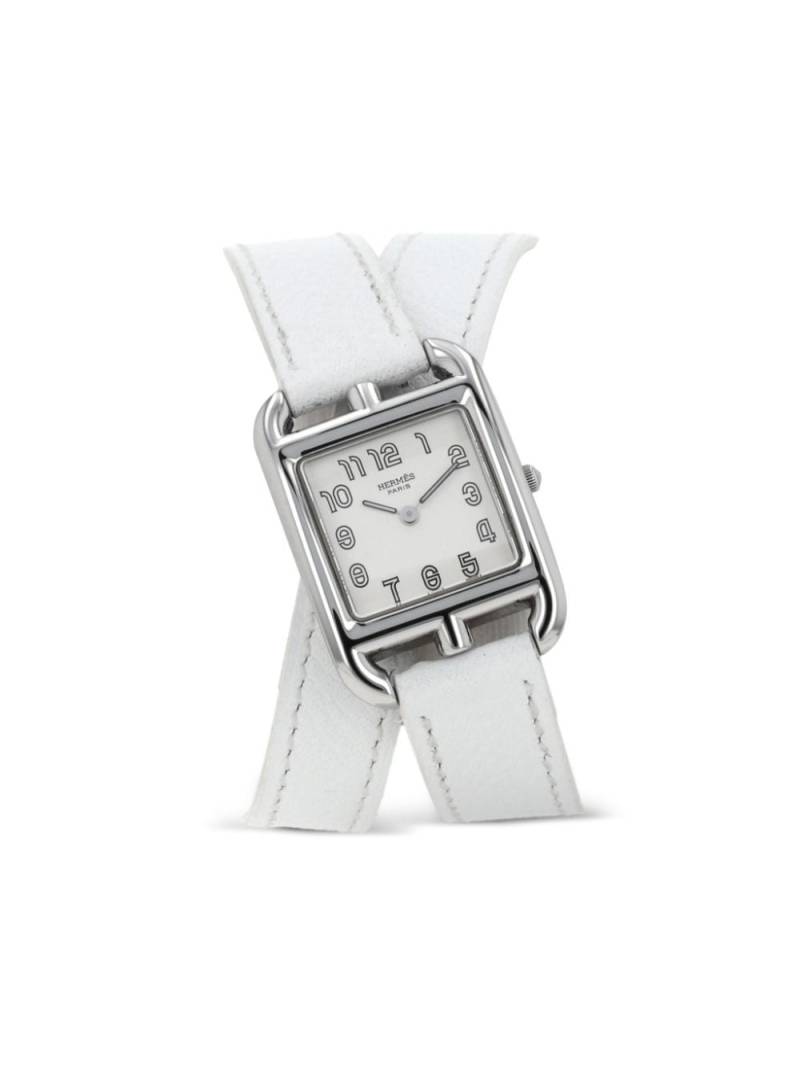 Hermès Pre-Owned 2010 pre-owned Cape Cod 34mm - White von Hermès Pre-Owned