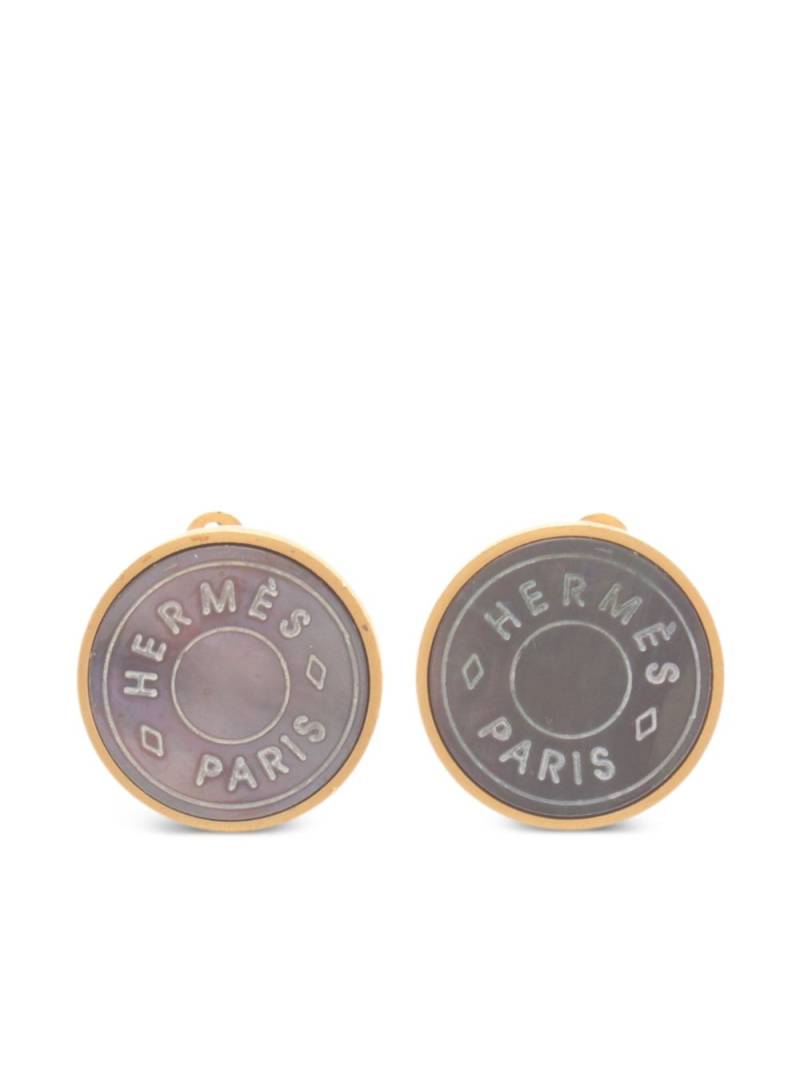 Hermès Pre-Owned 2010s Serie earrings - Gold von Hermès Pre-Owned