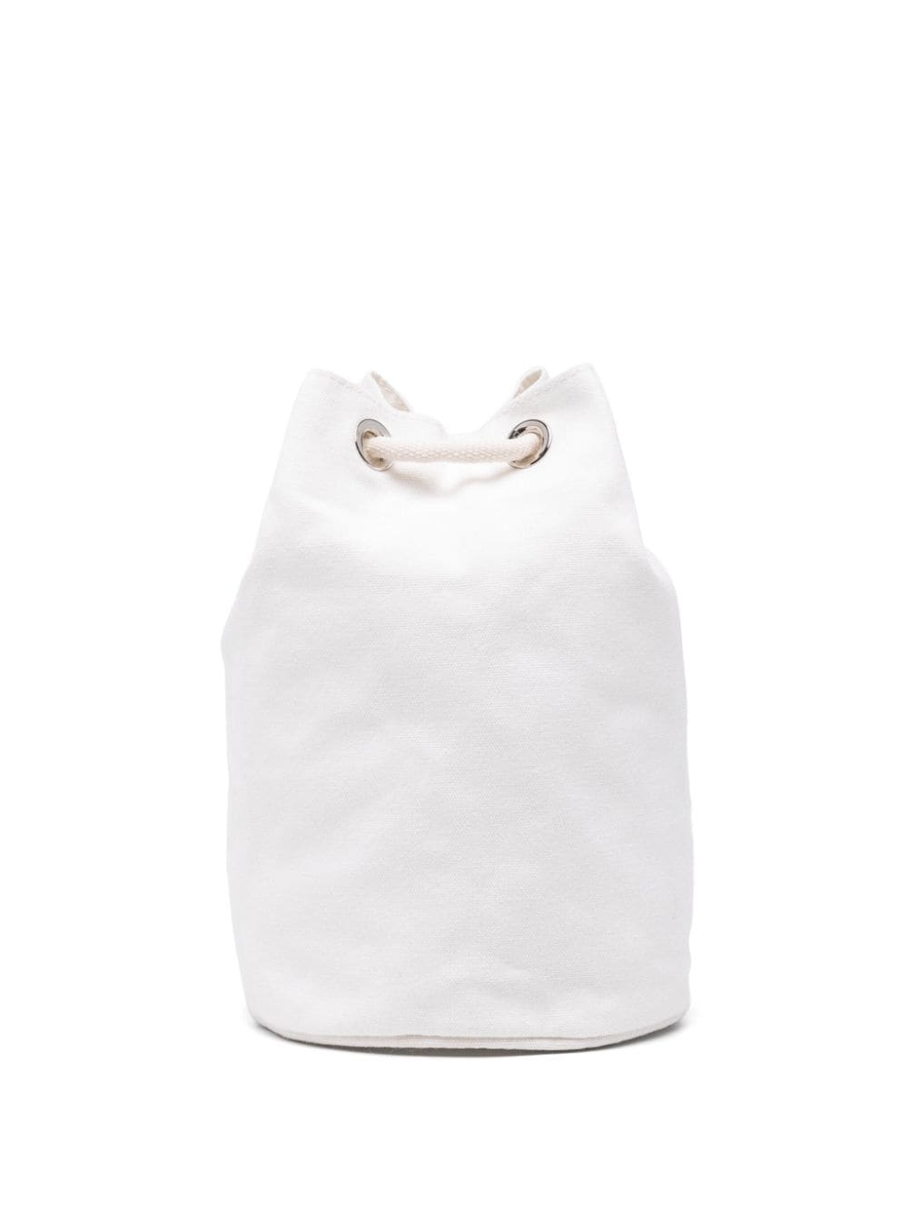 Hermès Pre-Owned 2010s canvas bucket bag - White von Hermès Pre-Owned