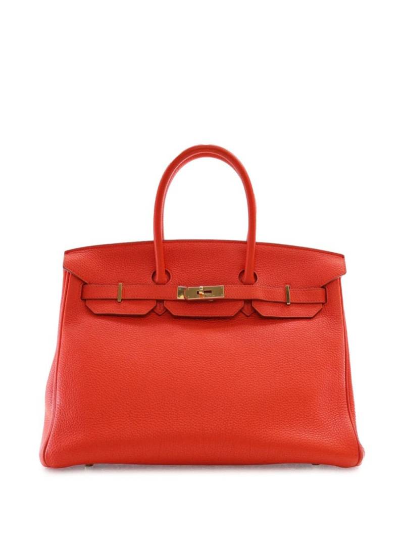 Hermès Pre-Owned 2011 Togo Birkin Retourne 35 handbag - Red von Hermès Pre-Owned