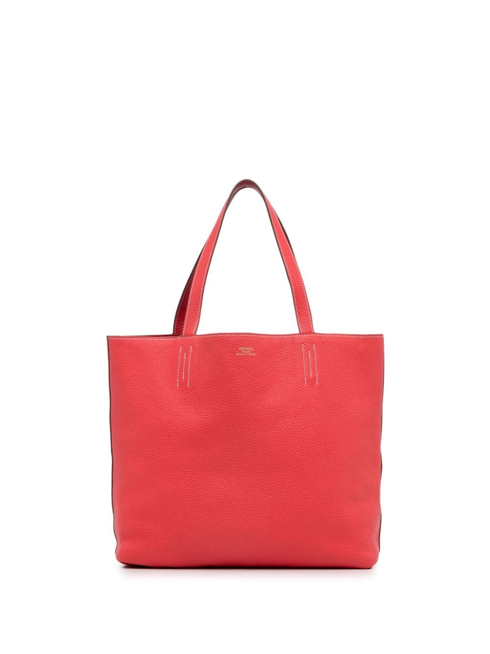 Hermès Pre-Owned 2012 Clemence Double Sens 45 tote bag - Red von Hermès Pre-Owned