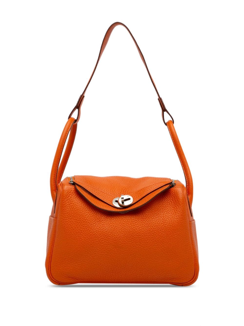 Hermès Pre-Owned 2012 Clemence Lindy 26 shoulder bag - Orange von Hermès Pre-Owned