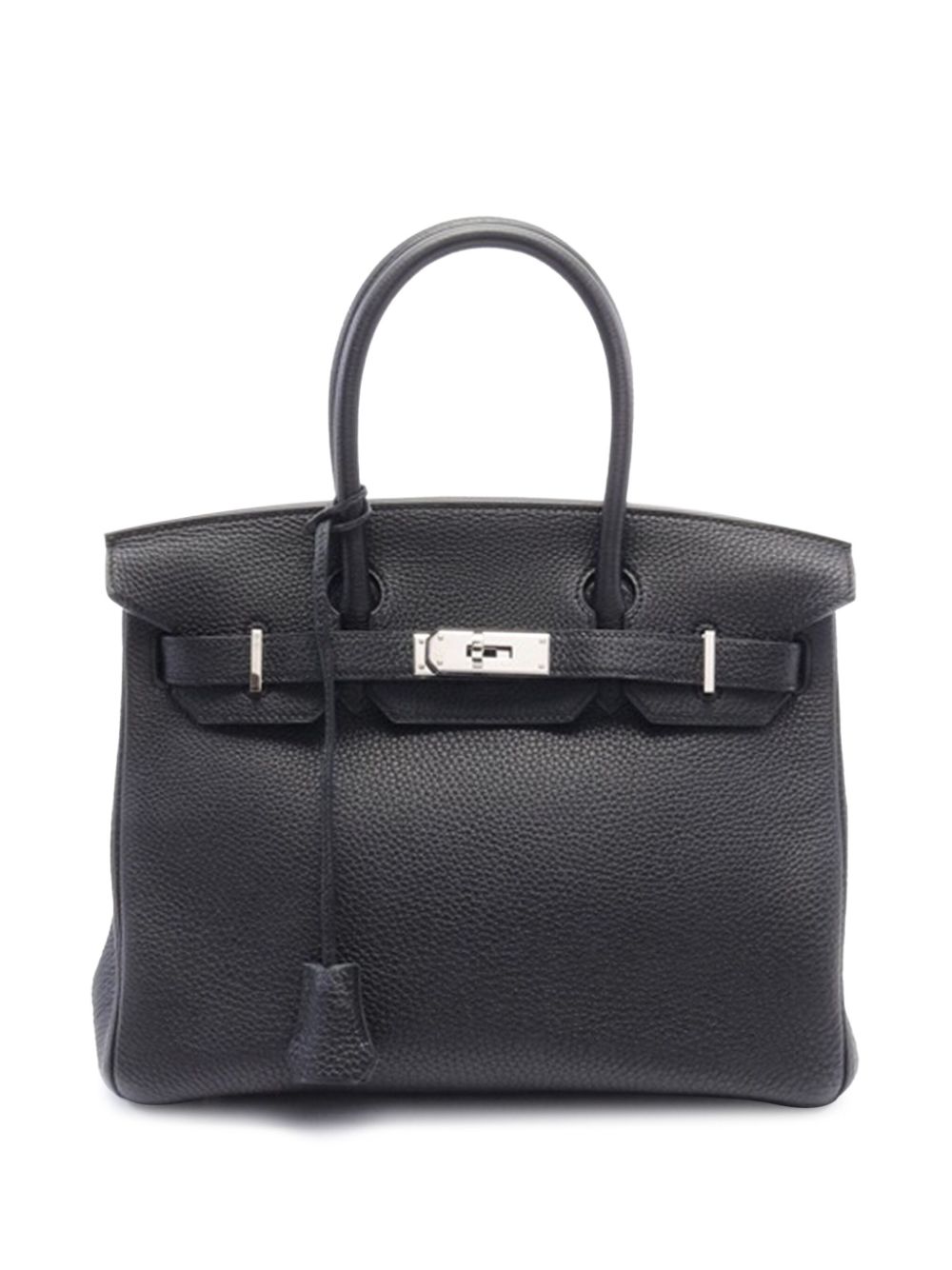 Hermès Pre-Owned 2012 Togo Birkin Retourne 30 handbag - Black von Hermès Pre-Owned