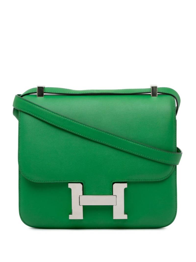 Hermès Pre-Owned 2014 Swift Constance 24 crossbody bag - Green von Hermès Pre-Owned