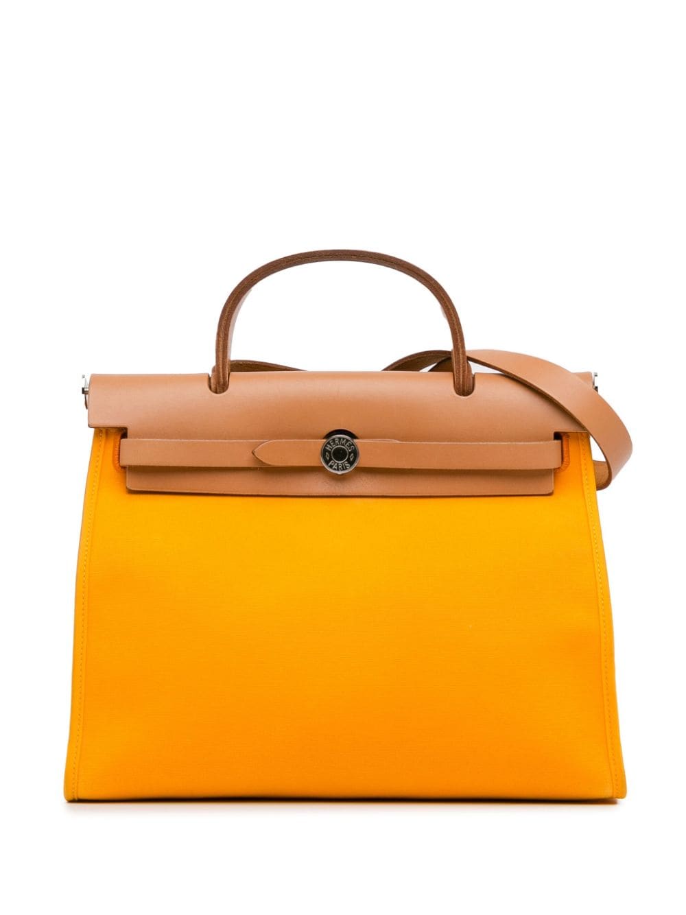 Hermès Pre-Owned 2014 Toile Herbag Zip 31 satchel - Brown von Hermès Pre-Owned