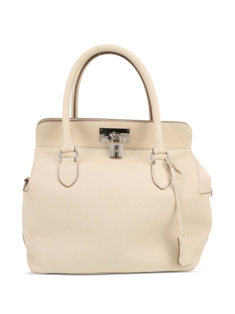 Hermès Pre-Owned 2014 Toolbox 26 two-way handbag - White von Hermès Pre-Owned