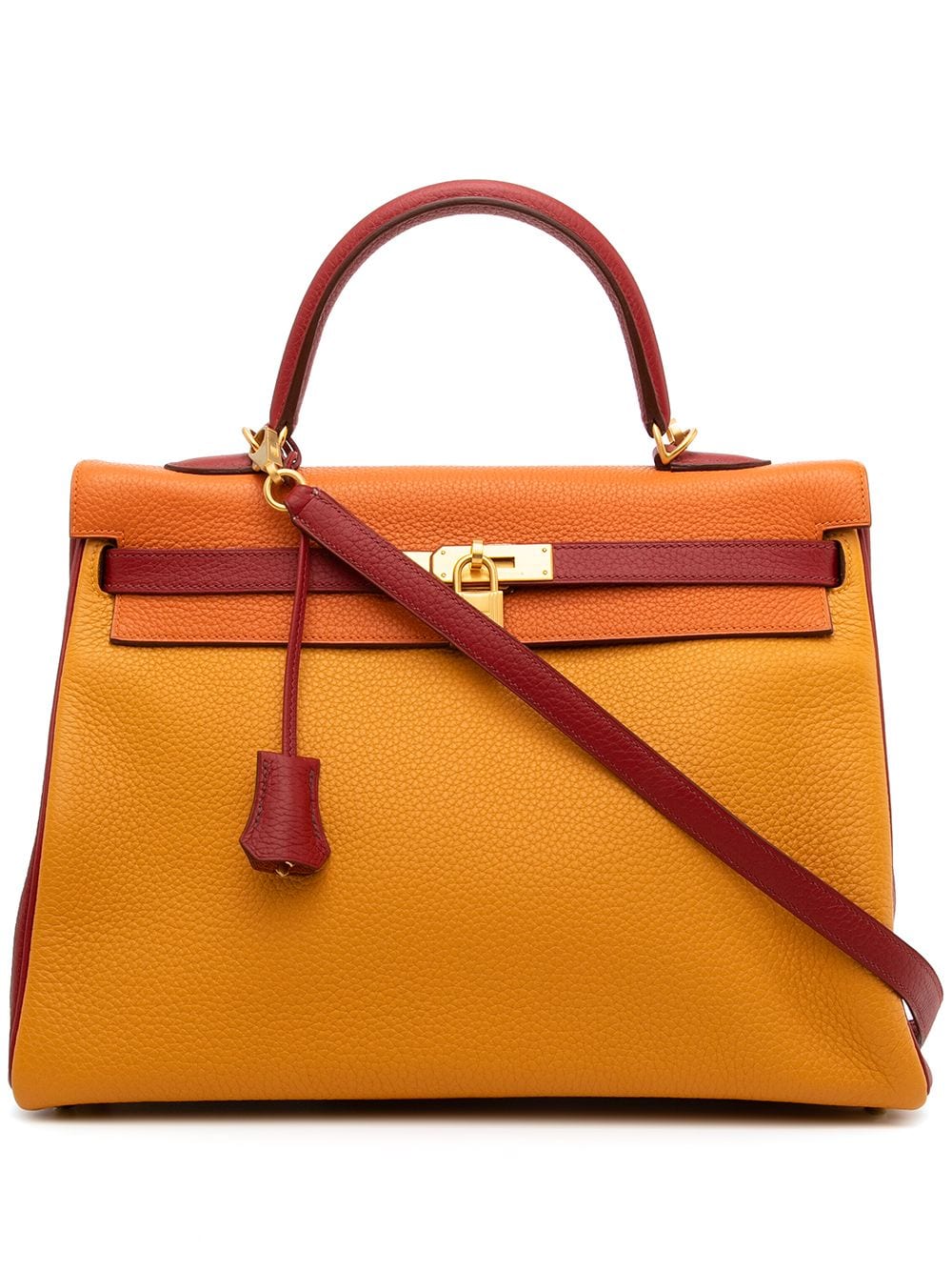 Hermès Pre-Owned 2014 pre-owned Kelly 35 2way bag - Red von Hermès Pre-Owned