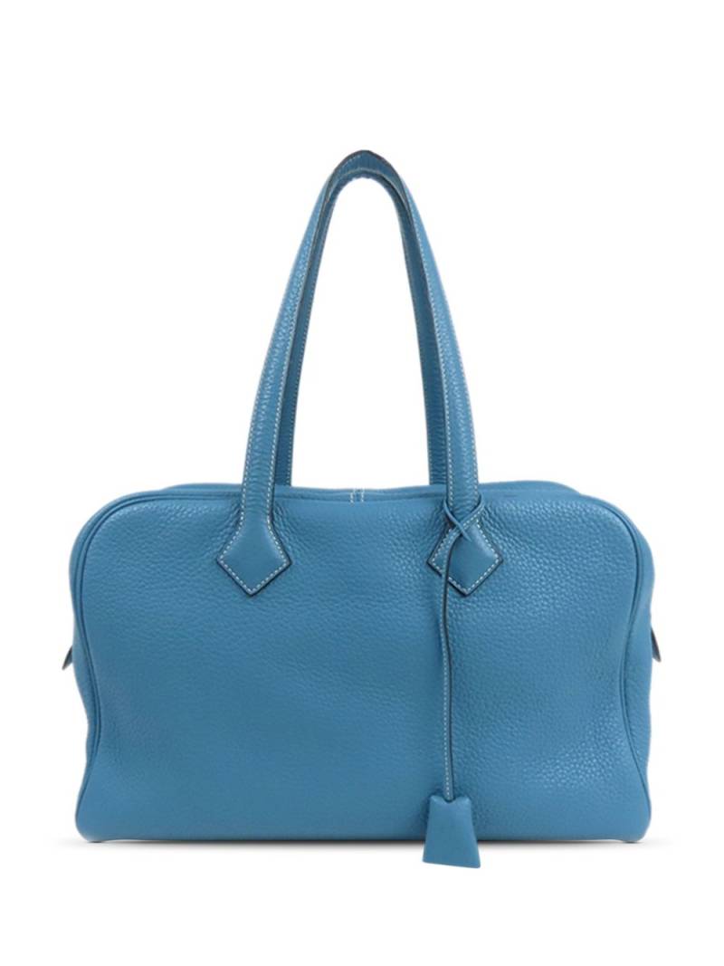 Hermès Pre-Owned 2015 Clemence Victoria II 35 shoulder bag - Blue von Hermès Pre-Owned