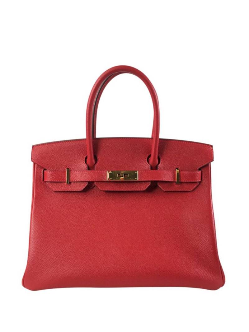 Hermès Pre-Owned 2015 Epsom Birkin Retourne 30 handbag - Red von Hermès Pre-Owned