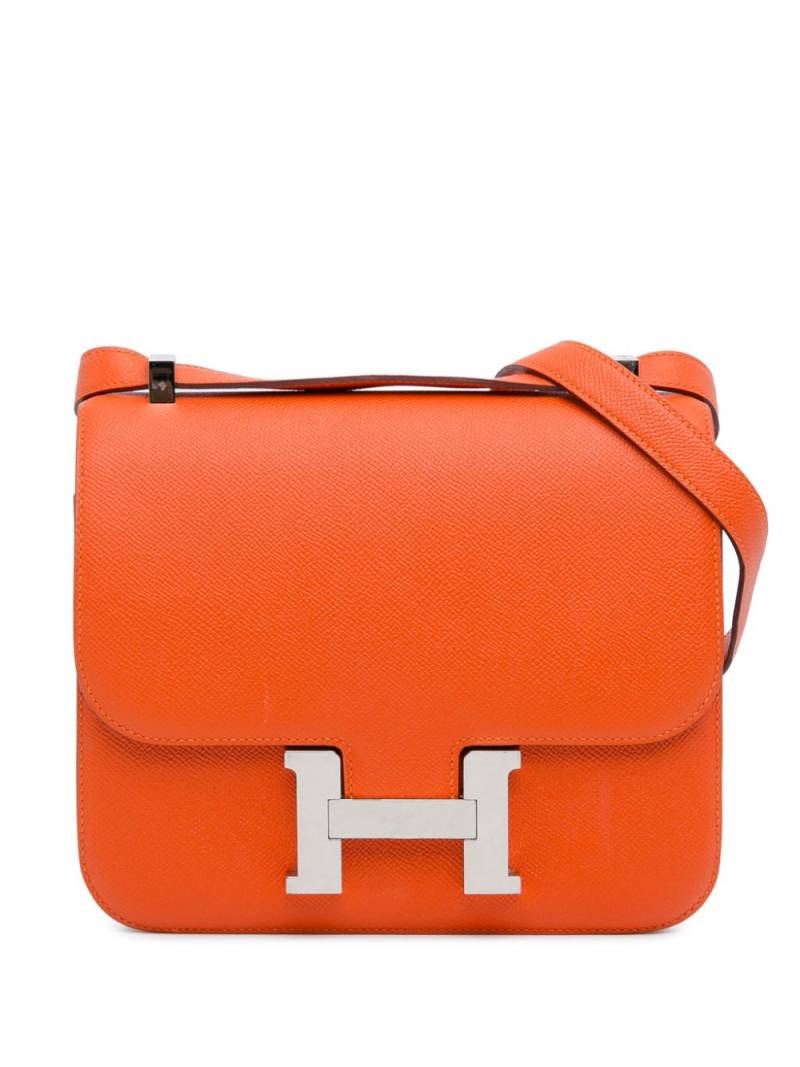 Hermès Pre-Owned 2016 Epsom Constance 24 crossbody bag - Orange von Hermès Pre-Owned