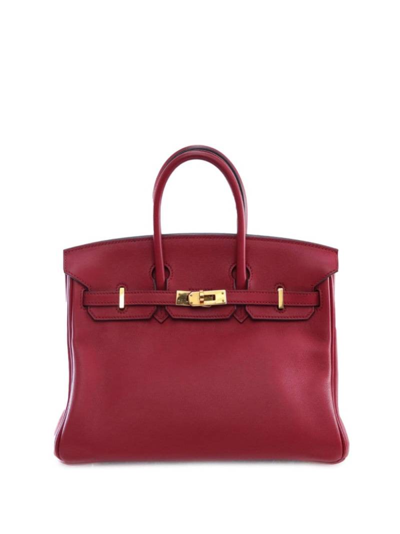 Hermès Pre-Owned 2016 Swift Birkin Retourne 25 handbag - Red von Hermès Pre-Owned