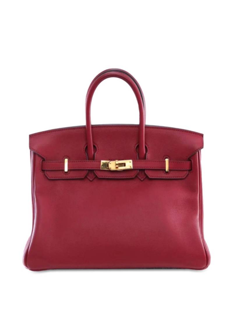 Hermès Pre-Owned 2016 Swift Birkin Retourne 25 handbag - Red von Hermès Pre-Owned