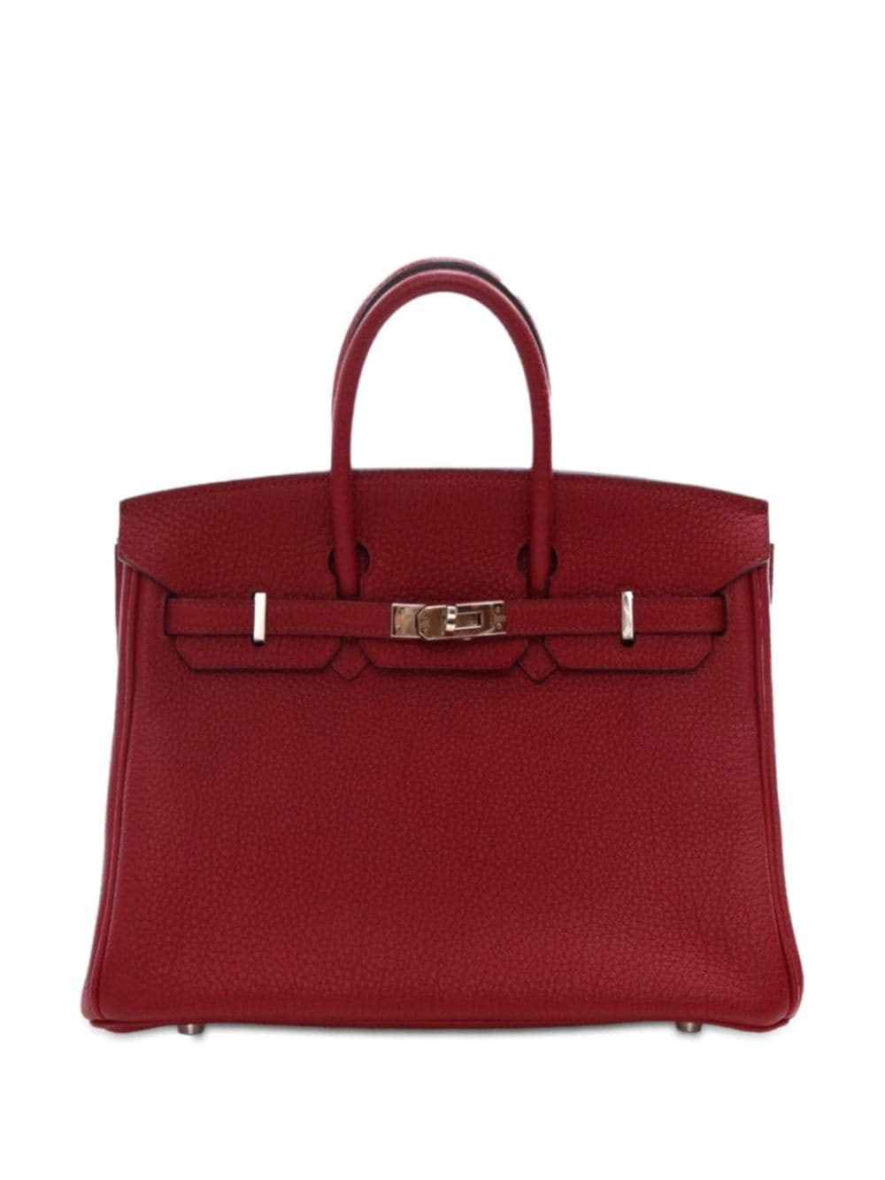 Hermès Pre-Owned 2016 Togo Birkin Retourne 25 handbag - Red von Hermès Pre-Owned