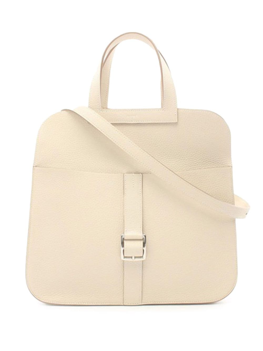 Hermès Pre-Owned 2017 Taurillon Clemence Halzan 31 satchel - White von Hermès Pre-Owned