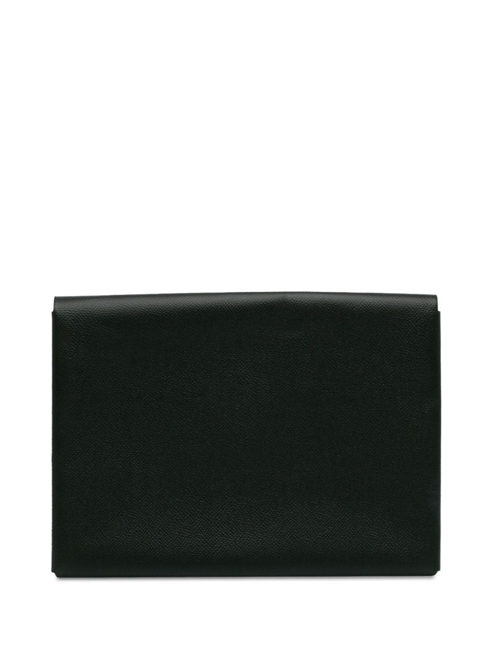 Hermès Pre-Owned 2018 Epsom Pochette Calvi GM clutch bag - Black von Hermès Pre-Owned
