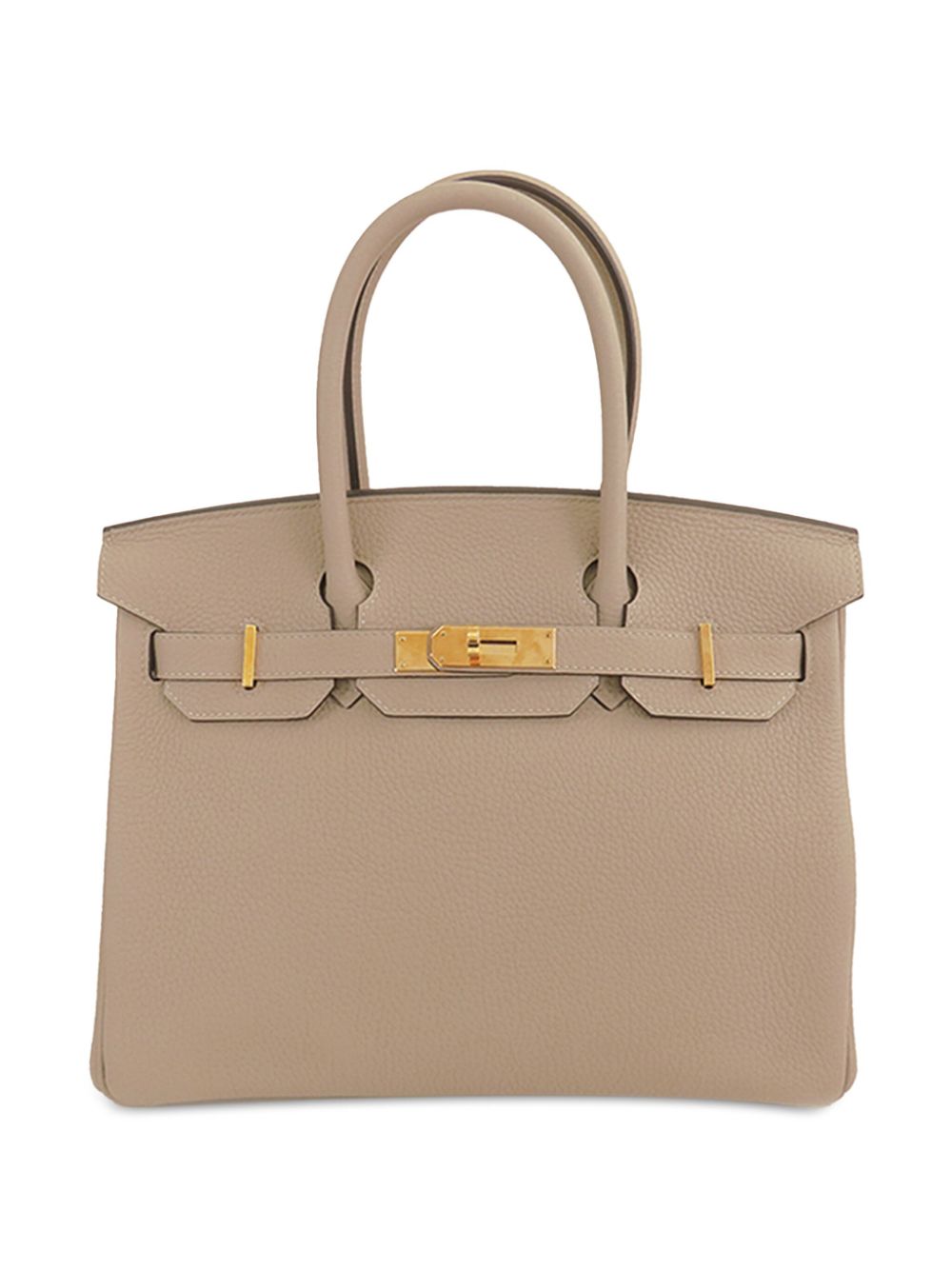 Hermès Pre-Owned 2018 Togo Birkin Retourne 30 handbag - Grey von Hermès Pre-Owned