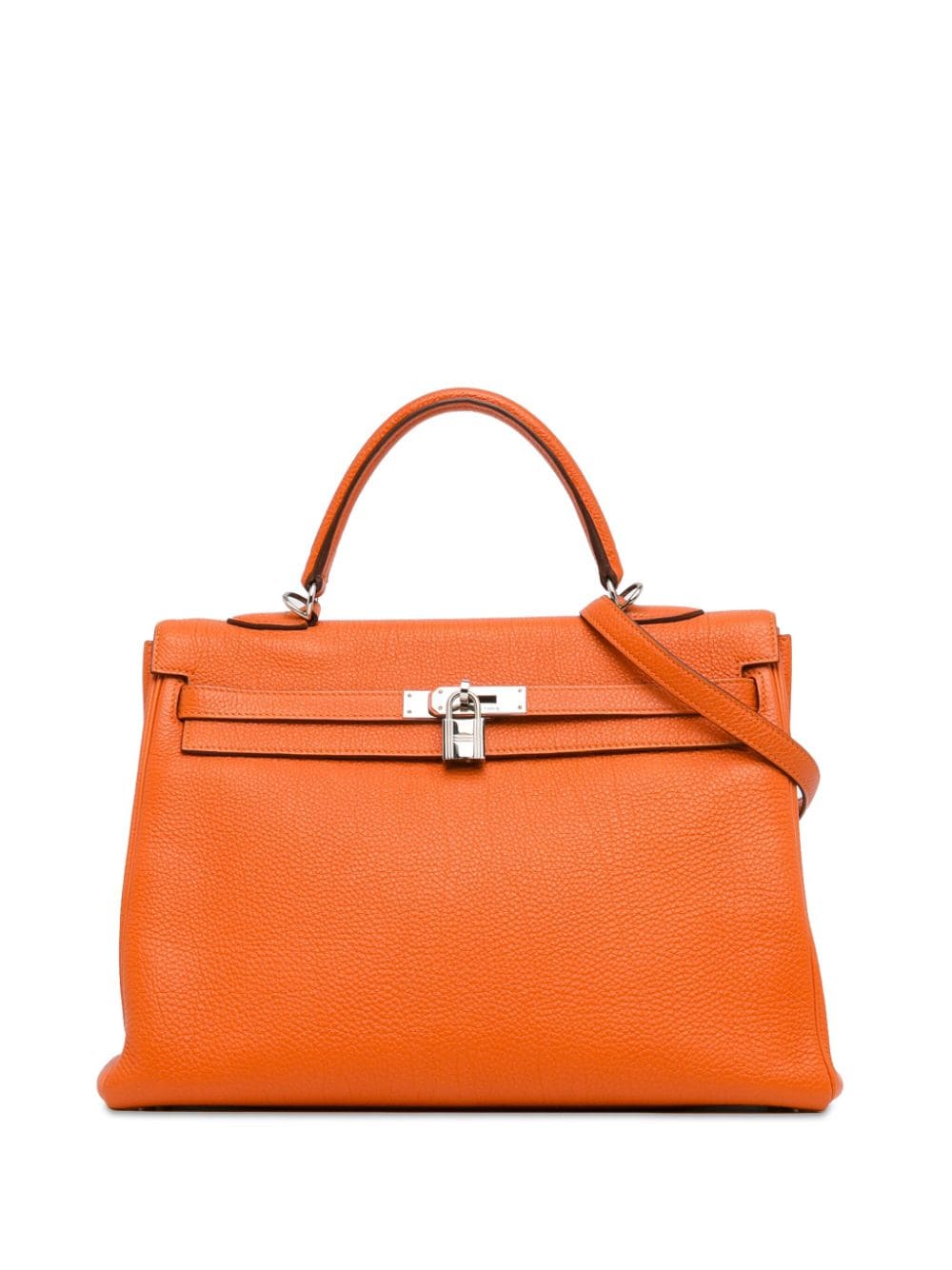 Hermès Pre-Owned 2018 Togo Kelly Retourne 32 satchel - Orange von Hermès Pre-Owned