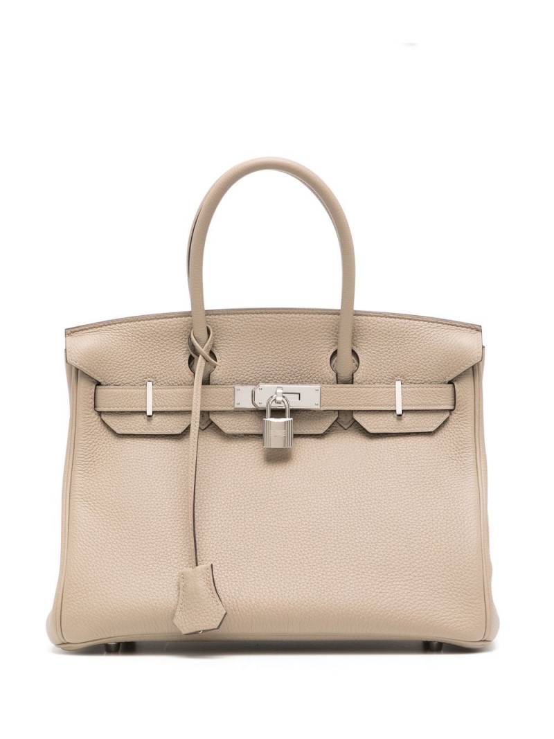 Hermès Pre-Owned 2018 pre-owned Birkin 30 bag - Grey von Hermès Pre-Owned