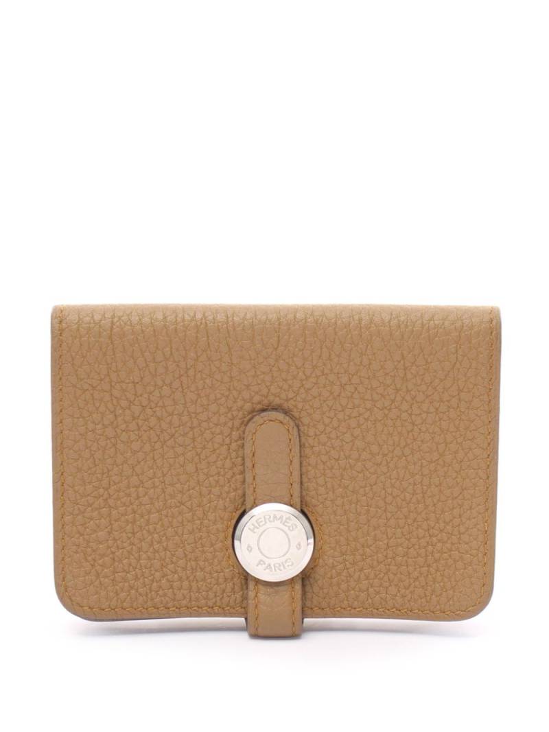 Hermès Pre-Owned 2019 Dogon coin purse - Neutrals von Hermès Pre-Owned