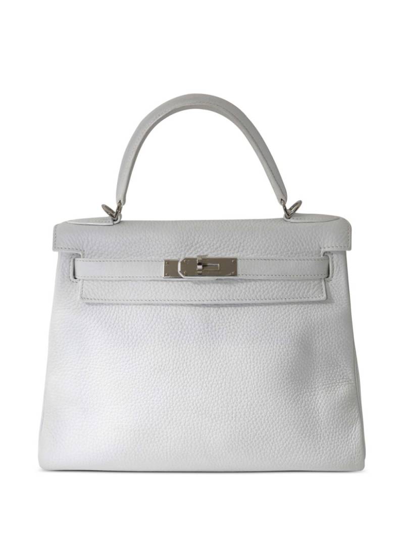 Hermès Pre-Owned 2019 Kelly 28 two-way handbag - White von Hermès Pre-Owned