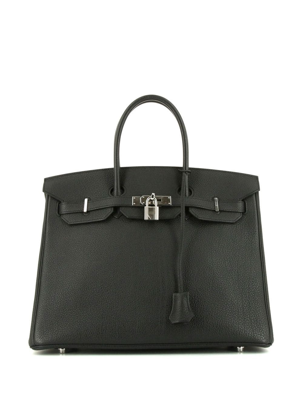 Hermès Pre-Owned 2019 pre-owned Birkin 35 bag - Black von Hermès Pre-Owned