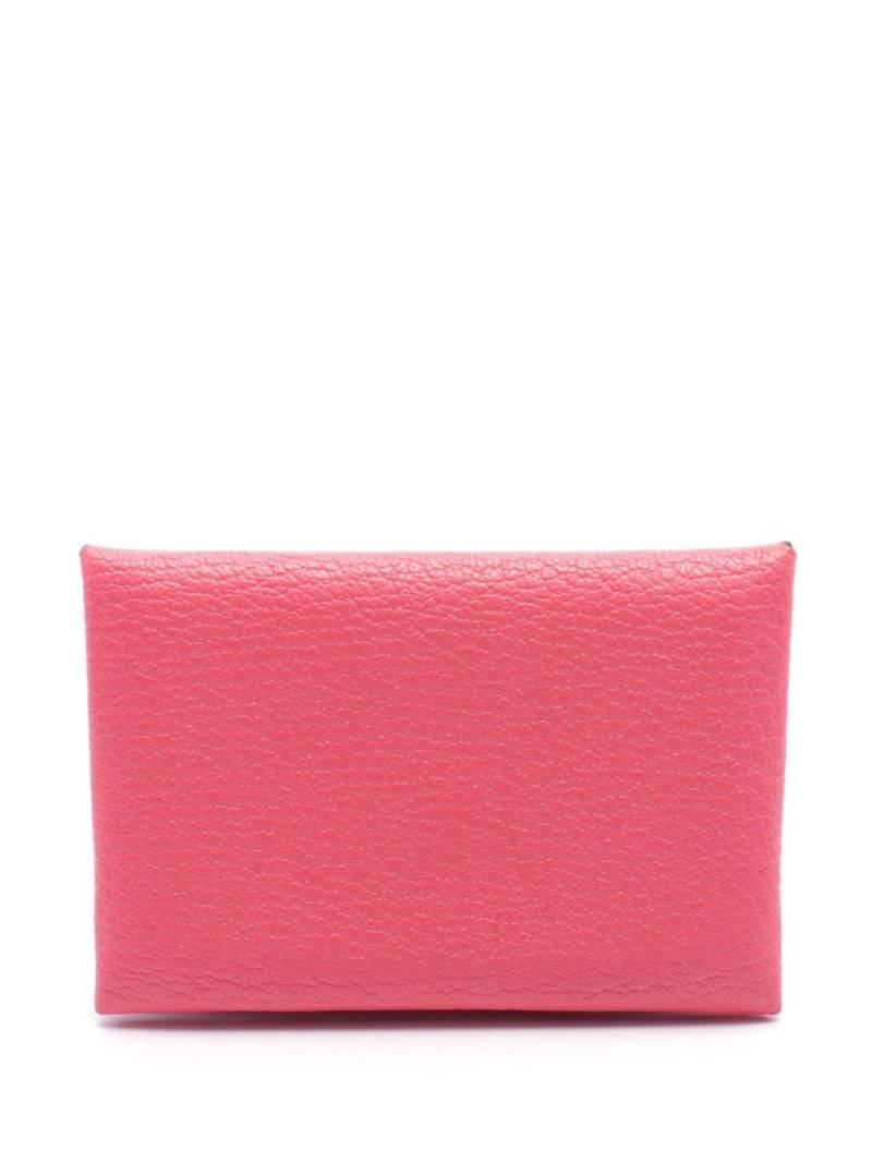 Hermès Pre-Owned 2020 Calvi coin purse - Pink von Hermès Pre-Owned