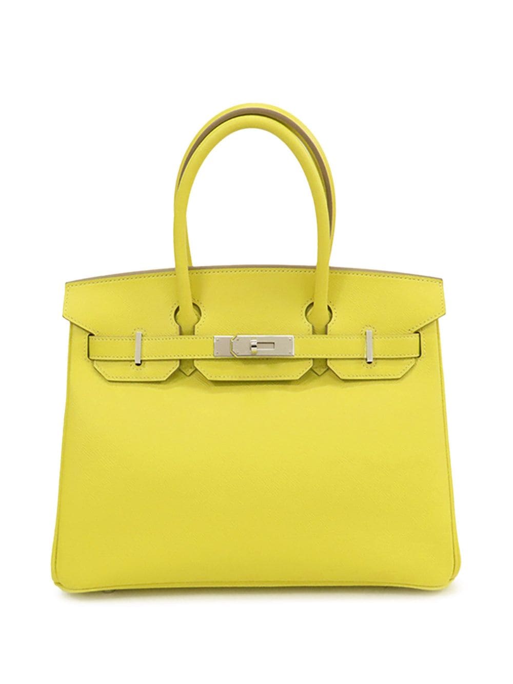 Hermès Pre-Owned 2020 Epsom Birkin Retourne 30 handbag - Yellow von Hermès Pre-Owned