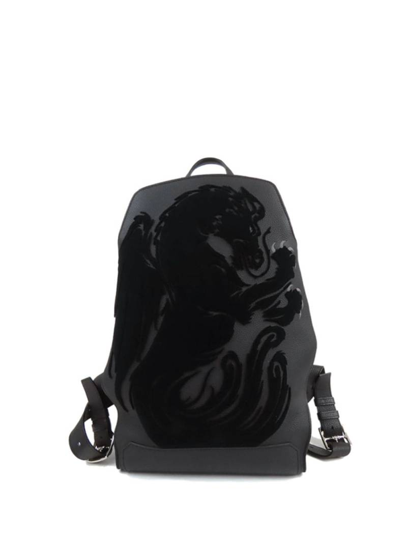 Hermès Pre-Owned 2020 Togo Chimeras Dragon Cityback 27 backpack - Grey von Hermès Pre-Owned