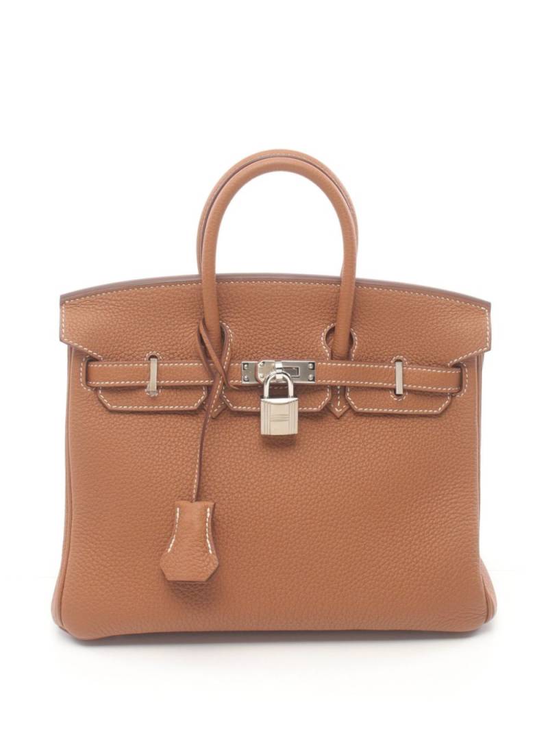 Hermès Pre-Owned 2021 Birkin 25 handbag - Brown von Hermès Pre-Owned