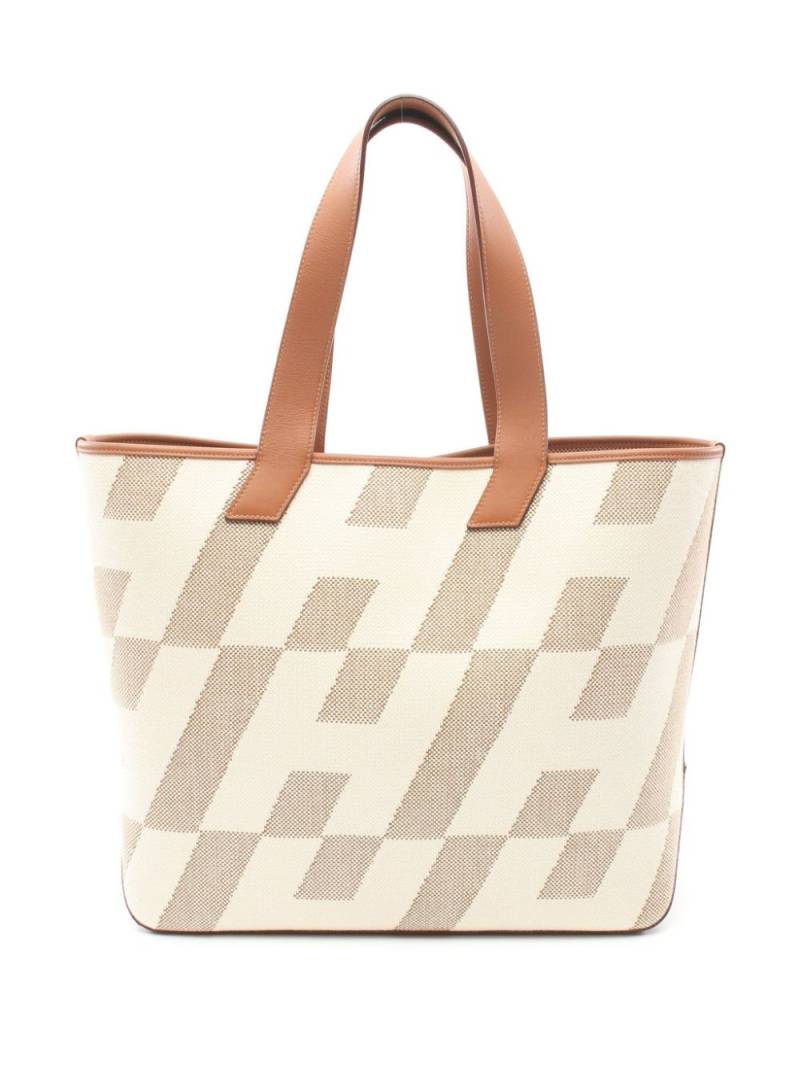 Hermès Pre-Owned 2021 Cabas H tote bag - White von Hermès Pre-Owned