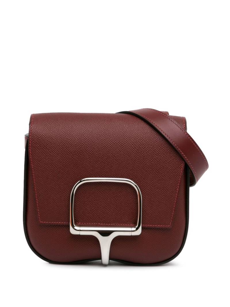 Hermès Pre-Owned 2021 Mini Epsom Della Cavalleria crossbody bag - Red von Hermès Pre-Owned