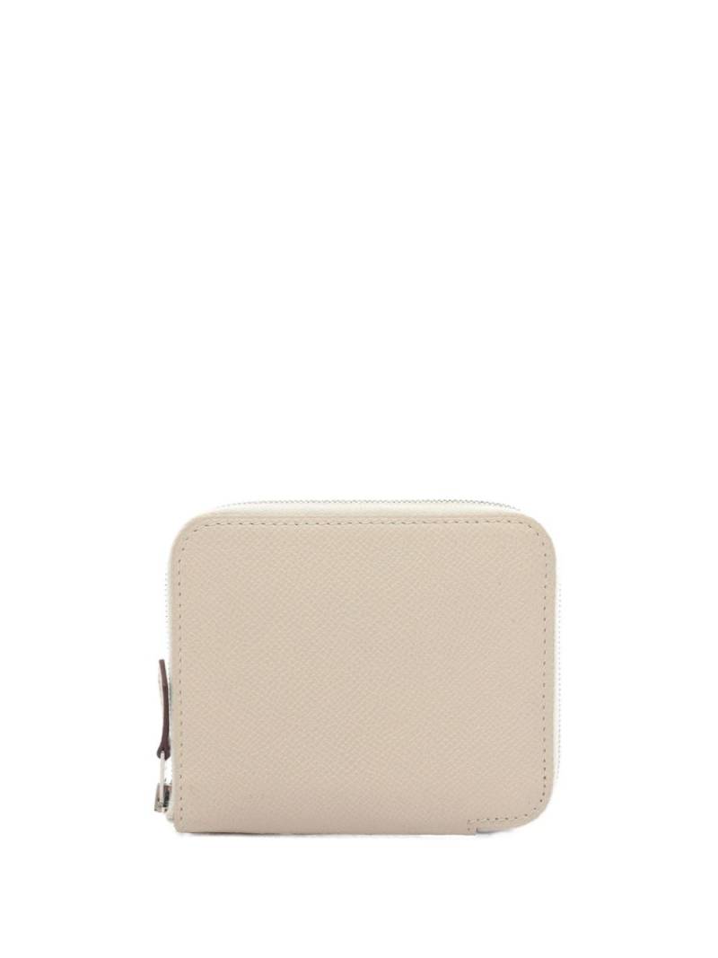 Hermès Pre-Owned 2022 Azap Compact zipper wallet - White von Hermès Pre-Owned