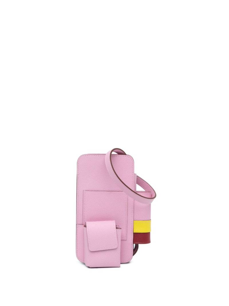 Hermès Pre-Owned 2022 Epsom Hermesway Phone Case crossbody bag - Pink von Hermès Pre-Owned