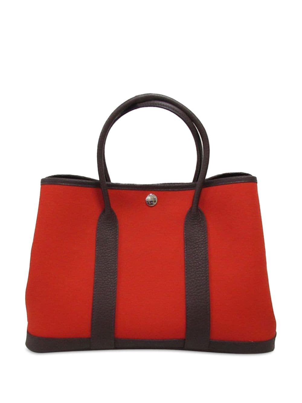 Hermès Pre-Owned 2022 Toile Officier Negonda Garden Party 30 TPM tote bag - Red von Hermès Pre-Owned