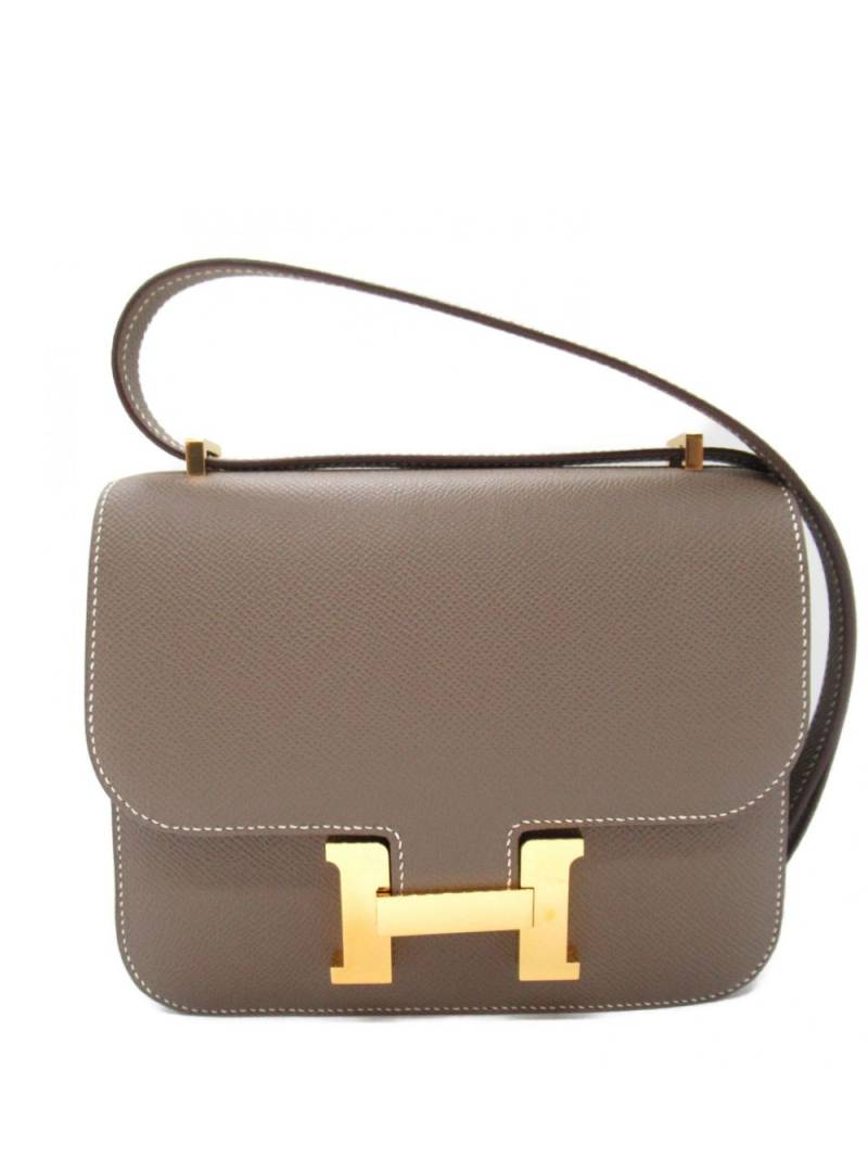 Hermès Pre-Owned 2022 mini Constance shoulder bag - Grey von Hermès Pre-Owned