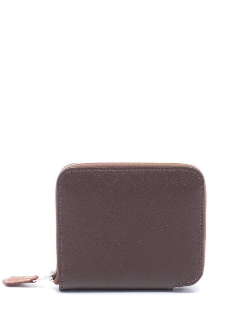 Hermès Pre-Owned 2023 Azap Compact zipper wallet - Brown von Hermès Pre-Owned