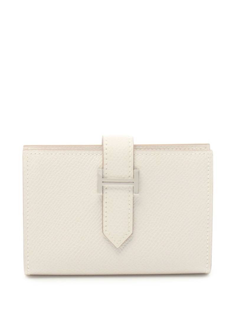 Hermès Pre-Owned 2023 Bearn wallet - White von Hermès Pre-Owned