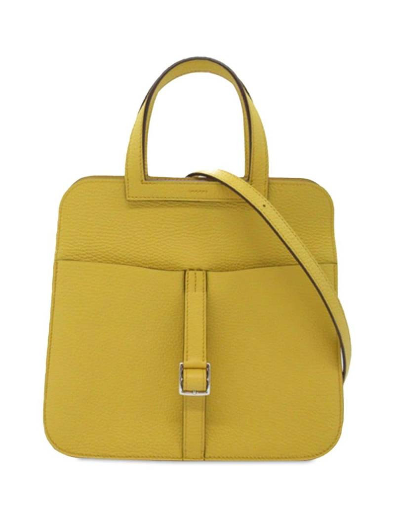 Hermès Pre-Owned 2023 Clemence Halzan 25 satchel - Yellow von Hermès Pre-Owned