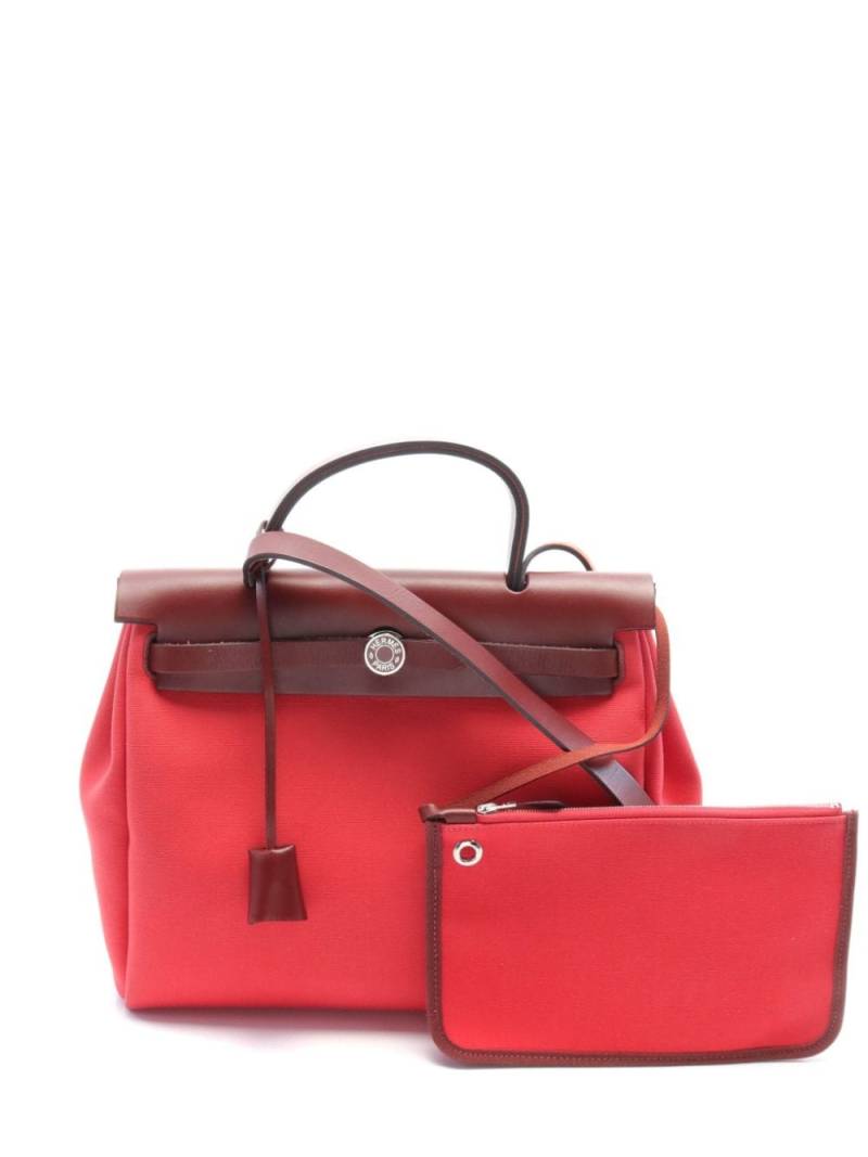 Hermès Pre-Owned 2023 Herbag PM handbag - Red von Hermès Pre-Owned