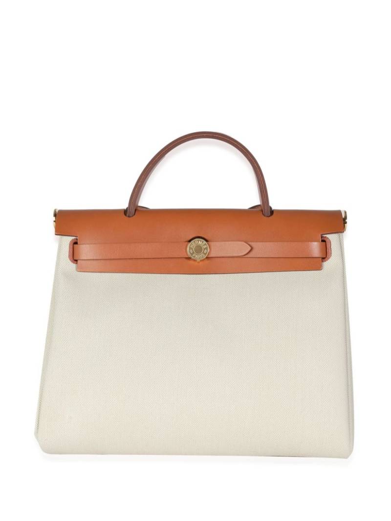 Hermès Pre-Owned 2023 Herbag Zip Retourne 31 two-way shoulder bag - Neutrals von Hermès Pre-Owned