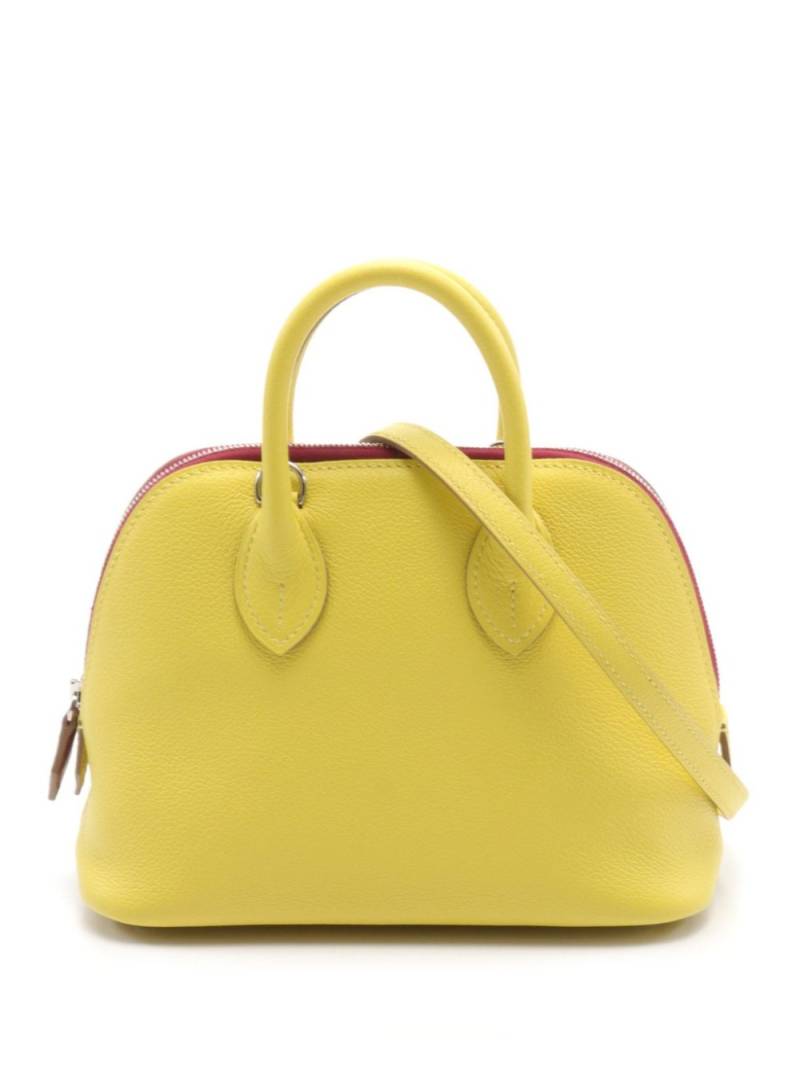 Hermès Pre-Owned 2023 mini Bolide 1923 two-way handbag - Yellow von Hermès Pre-Owned