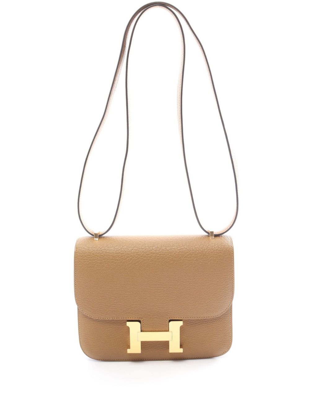 Hermès Pre-Owned 2023 mini Constance shoulder bag - Brown von Hermès Pre-Owned