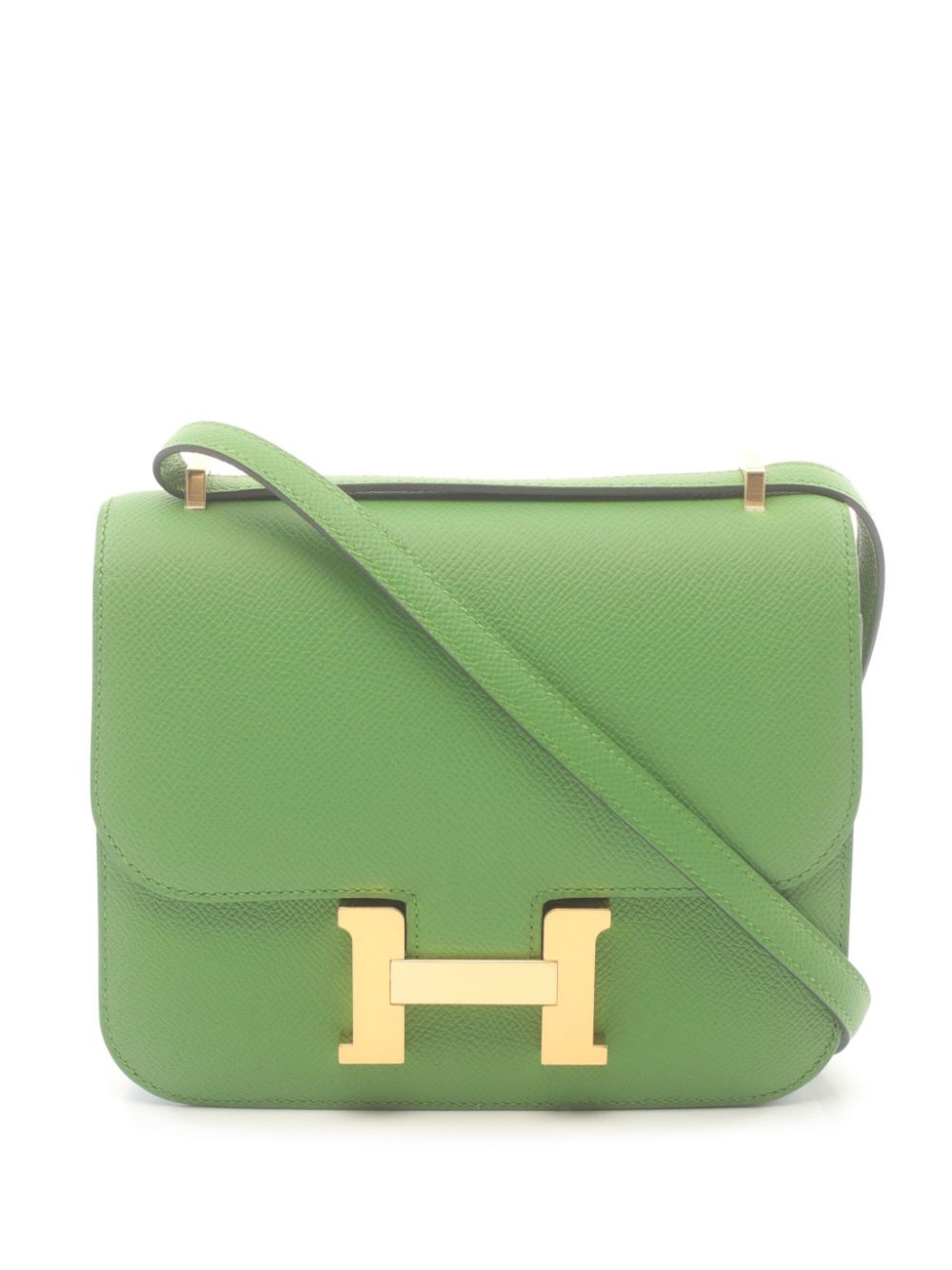 Hermès Pre-Owned 2023 mini Constance shoulder bag - Green von Hermès Pre-Owned