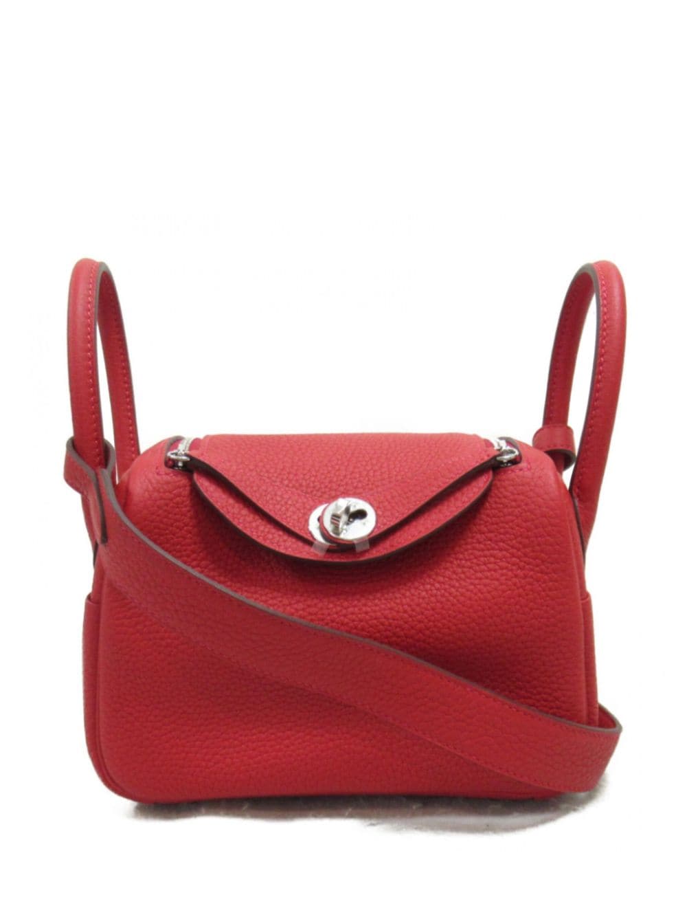 Hermès Pre-Owned 2023 mini Lindy shoulder bag - Red von Hermès Pre-Owned