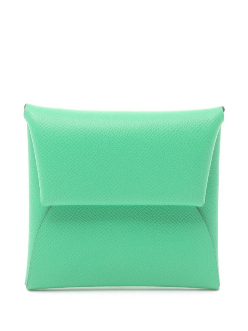 Hermès Pre-Owned 2024 Bastia coin purse - Green von Hermès Pre-Owned