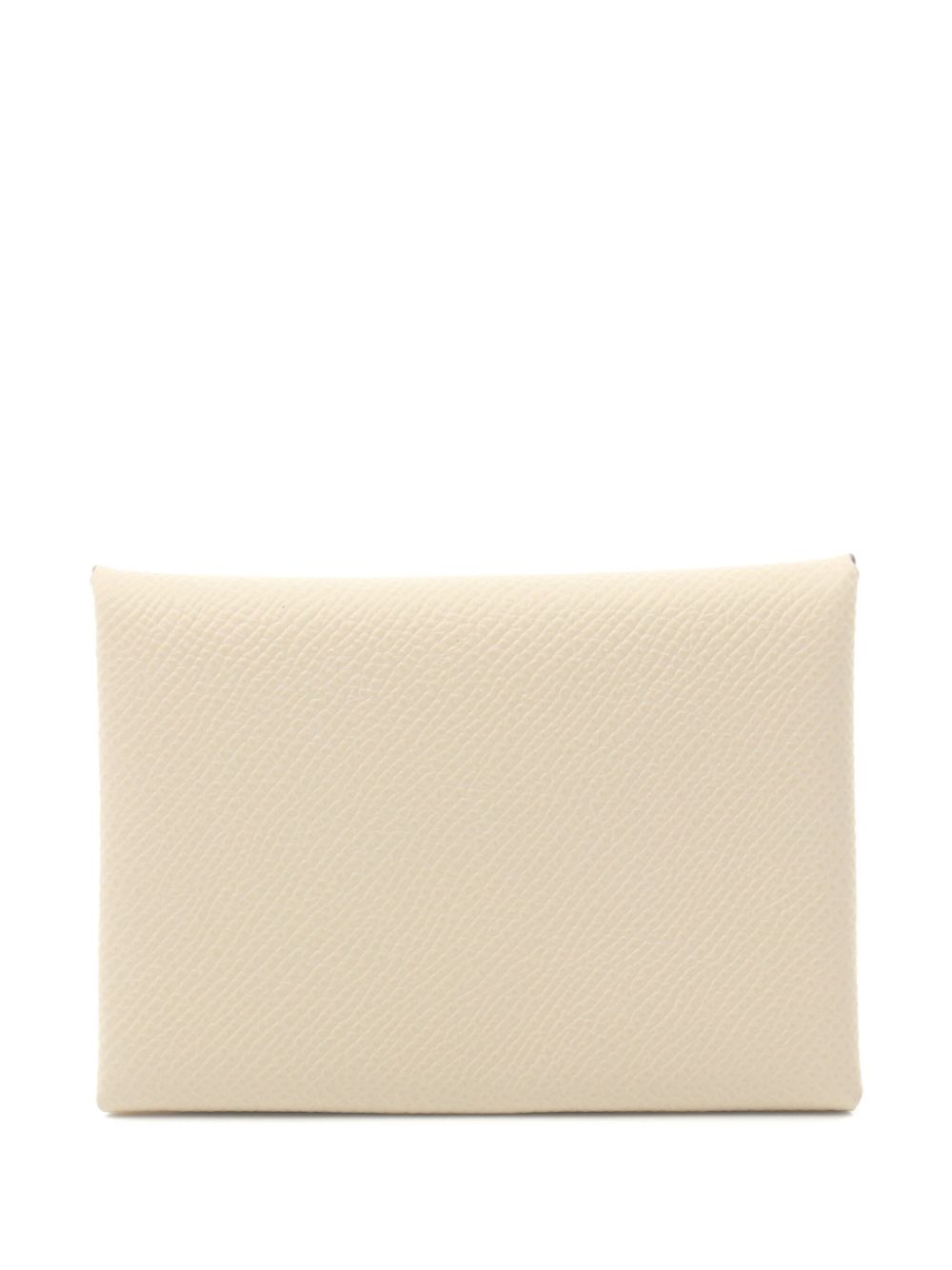 Hermès Pre-Owned 2024 Calviduo Kure coin purse - White von Hermès Pre-Owned