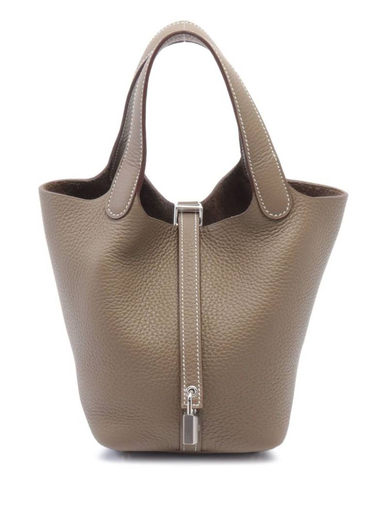 Hermès Pre-Owned 2024 Picotin Lock PM tote bag - Grey von Hermès Pre-Owned