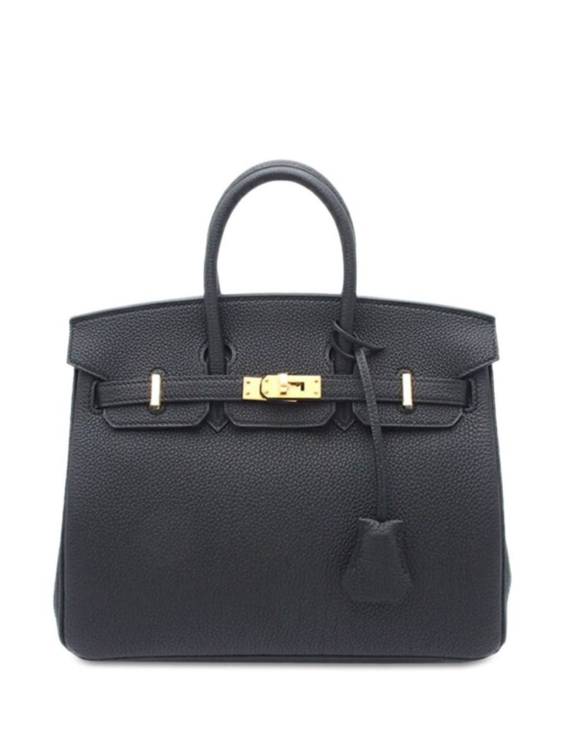 Hermès Pre-Owned 2024 Togo Birkin Retourne 25 handbag - Black von Hermès Pre-Owned