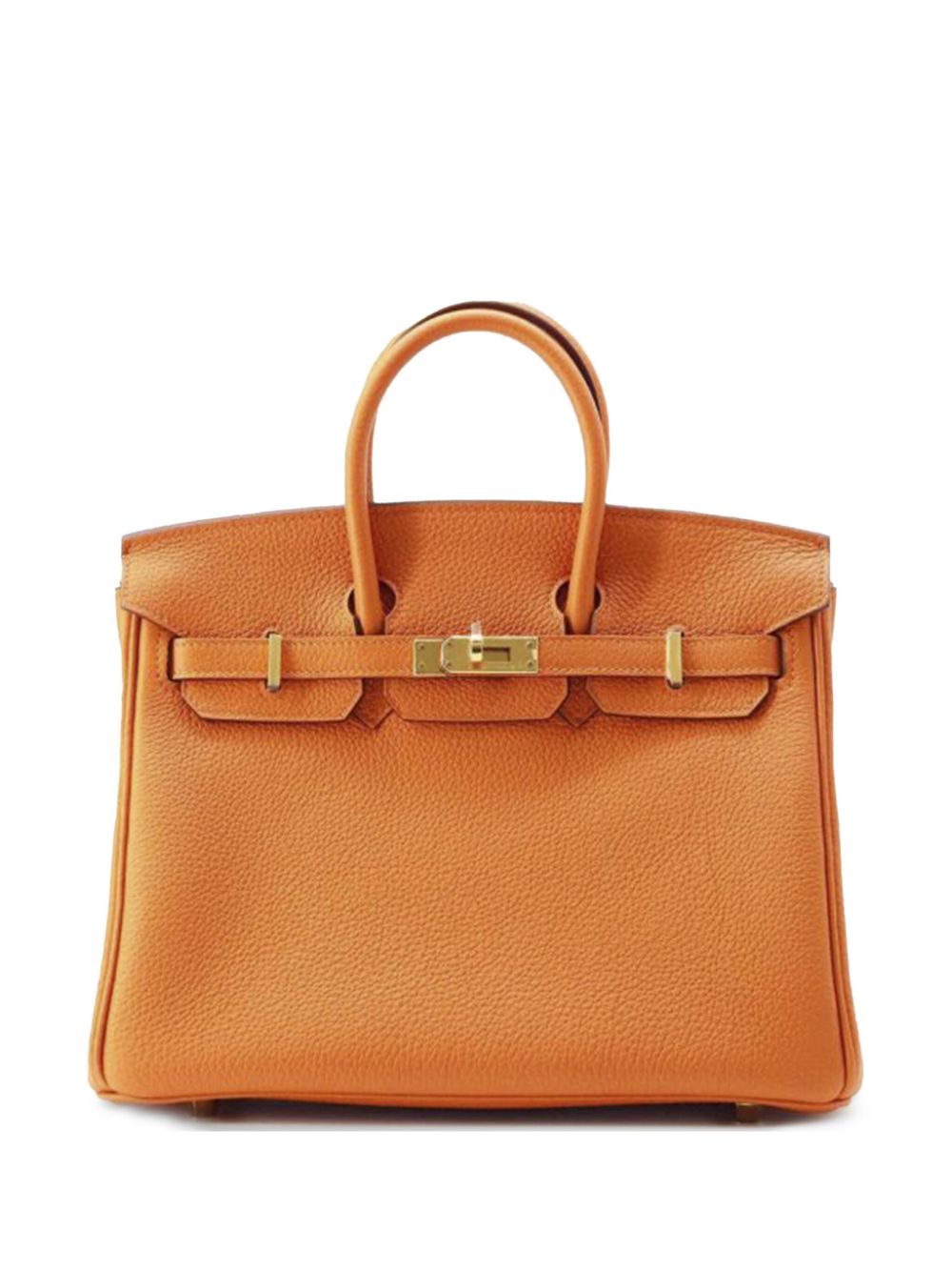 Hermès Pre-Owned 2024 Togo Birkin Retourne 25 handbag - Orange von Hermès Pre-Owned