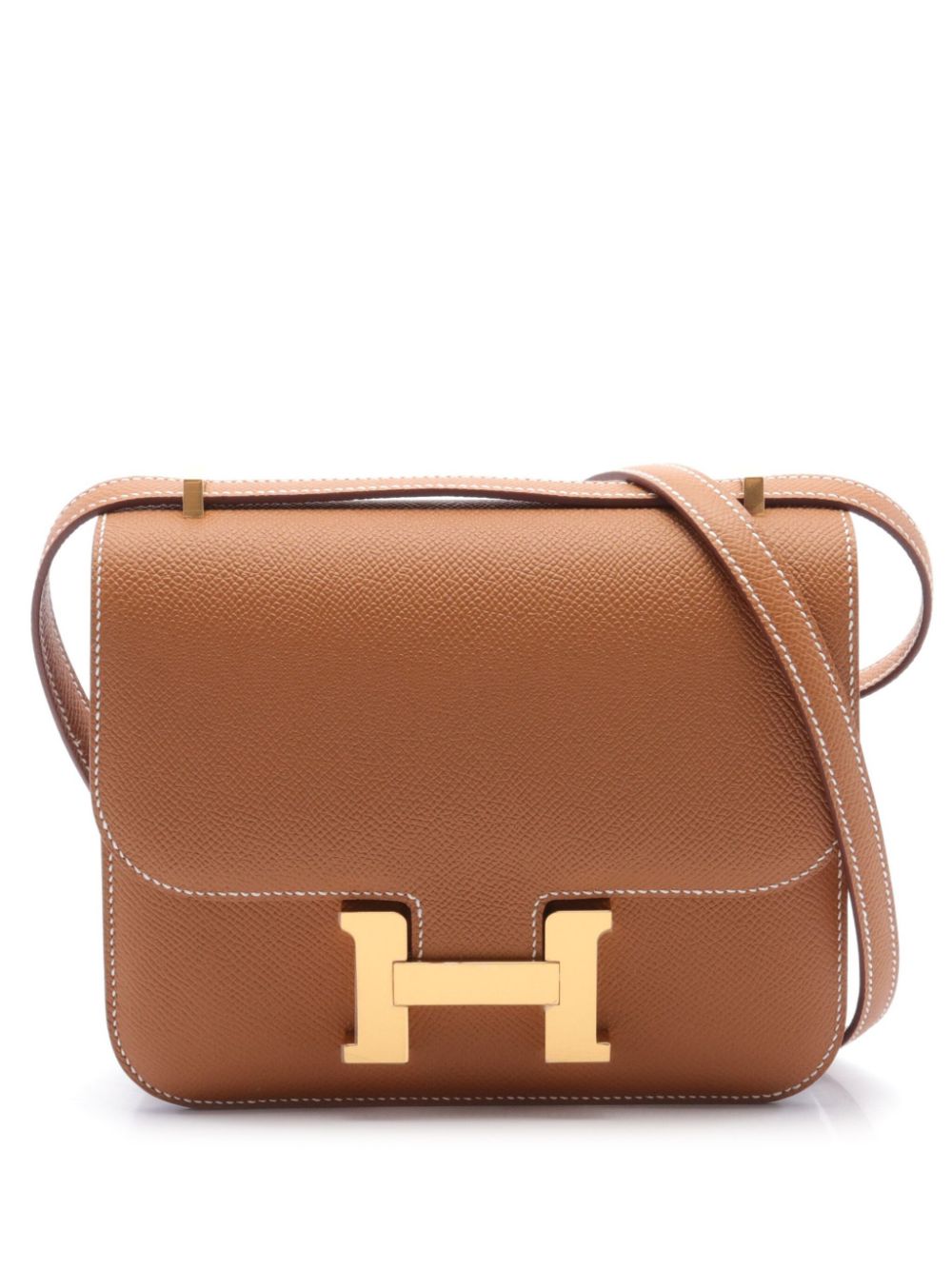 Hermès Pre-Owned 2024 mini Constance shoulder bag - Brown von Hermès Pre-Owned